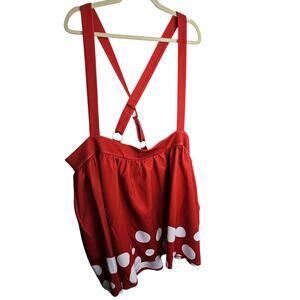 Thorn And Fable Skirt Hot Topic Suspender Skirt Mushroom 4X Red Mini Skirt NEW